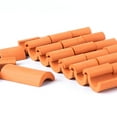 Weijiyouyu 80pcs Simulated Small Roof Tiles Roof Tile Models DIY weijiyouyu-80pcs-simulated-small-roof-tiles-roof-tile-models-diy