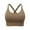 Coffee, variant on Womens Bras Women Plus Size Solid Color Back Sports Bra Fitness Clothes Running Drying Yoga Underwear Sports Bras for Women Summer Plus Size Bras for Women