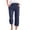 Navy, variant on under $5 JINMGG Womens Pants Summer Fall Fashion Fashion Womens Casual Solid Color Elastic Loose Pants Straight Wide Leg Trousers with Pocket