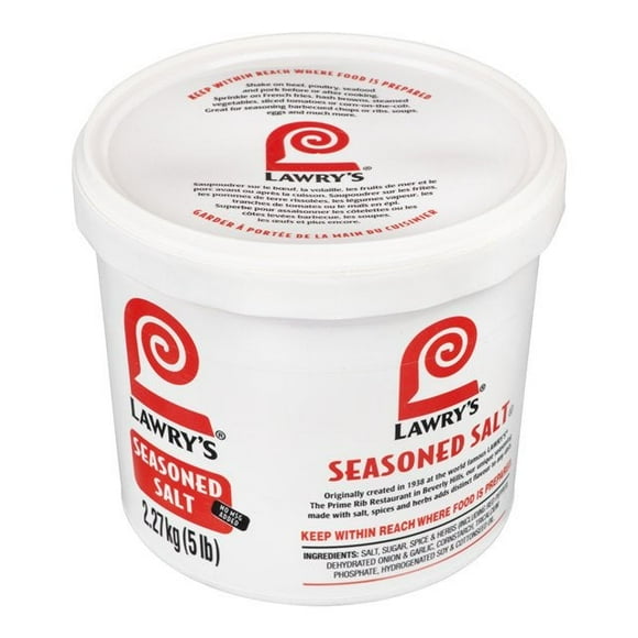 Lawry's Seasoning Salt, No Msg | 2.27KG/Unit, 4 Units/Case