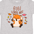 thumbnail image 4 of Inktastic Gigi Loves Me- Cute Baby Fox Boys or Girls Toddler T-Shirt, 4 of 5