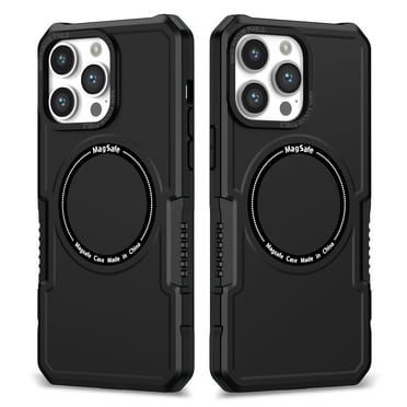 TECH CIRCLE Case for iPhone 14 Pro Max (2022) (6.7") - Compatible with MagSafe Shockproof Rugged Case, Black