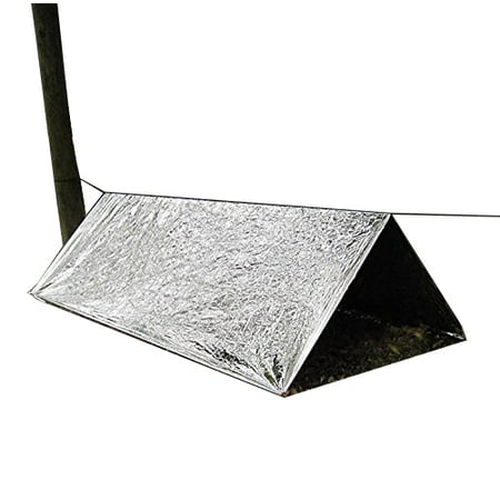 Single Person Mylar Emergency Tent Shelter - 8 Feet by 3