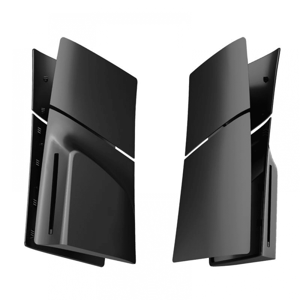 Replacement Plates for PS5 Slim Game Console, ABS Shell, Anti-Scratch Back Cover Plate-Red-for Digital Edition