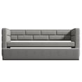 thumbnail image 6 of Euroco Modern Wood with Trundle Daybed for Bedroom, Twin, Gray, 6 of 16