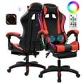 thumbnail image 3 of Gaming Chair with Bluetooth-compatible Speakers and RGB LED Lights,Ergonomic Massage Computer Gaming Chair with Height Adjustable,Video Game Chair High Back with Lumbar Support, 3 of 8