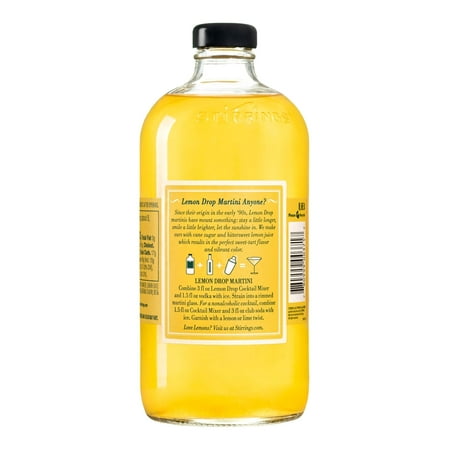 Stirrings Lemon Drop Cocktail Mixer, 750ml