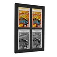 thumbnail image 2 of Black Comic Book Frame with Black Mat - 4 Openingss to Display 4 CGC, CBCS or PGX Graded Comic, 2 of 7