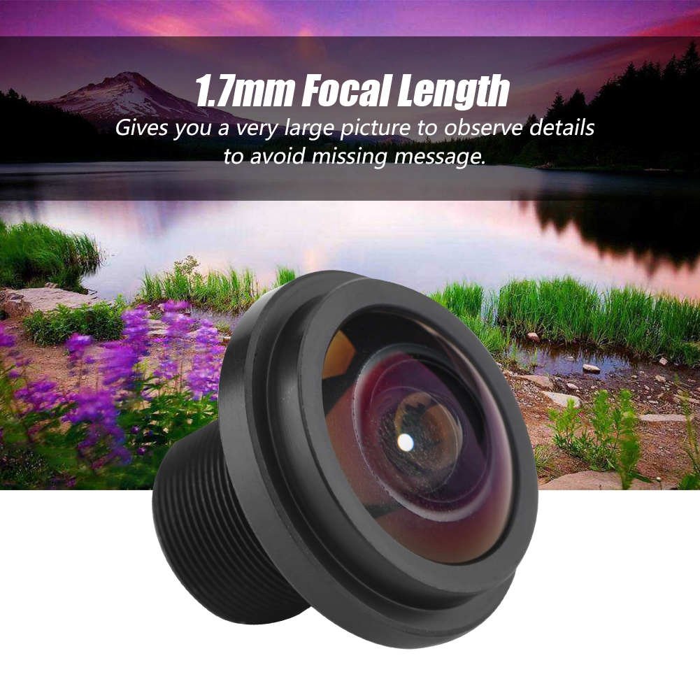 Mgaxyff 5MP HD Fisheye Security Camera Lens 1.7mm Focal Length 185°CCTV