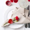 thumbnail image 4 of 12pcs Valentine's Day Heart Shaped Red Heart Table Decorations Heart Shaped Napkin Holders for Valentine's Day Party Anniversary Red Heart Pieces Valentine's Day Heart Shaped Red Heart Table Decora, 4 of 5