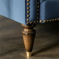 thumbnail image 6 of Furniture of America Tidi Transitional Fabric Tufted Loveseat in Blue, 6 of 8