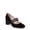 Chocolate Plum Velvet, variant on Women's True Block Heel Mary Jane Dress Pump - Medium & Wide Width