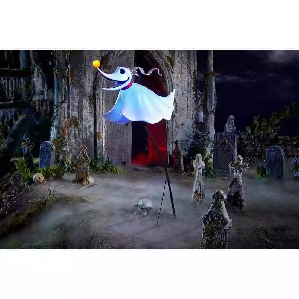 4.5 ft. LED Zero Floating from Tim Burton's The Nightmare Before Christmas