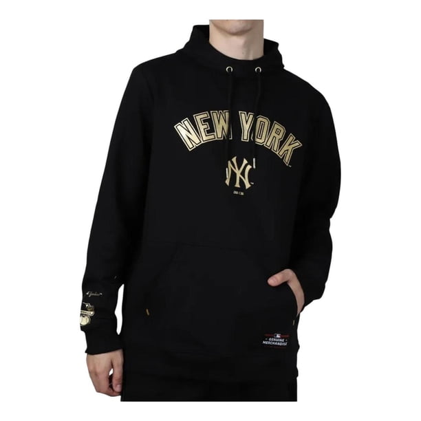 Sudadera Fanatics Hombre Mlb Yankees New York Gold Negro negro M