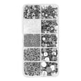 thumbnail image 4 of KAKOWELY 1650PCS Hypoallergenic Earring Posts and Backs Jump Rings Earring Making Kit,0.39"X0.39"X0.59", 4 of 5
