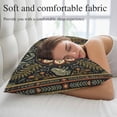thumbnail image 5 of Boho Green Flowers Throw Pillow Cover 20 x 36 Inch Decorative Pillow Cover Modern Bohemia Botanical Mushroom Lumbar Pillowcase Seasonal Rectangle Cushion Case for Couch Sofa Bed Living Room, 5 of 9