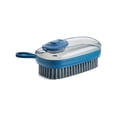 thumbnail image 1 of Cepillo para fregar con dispensador de jabón, buen limpiador de goma para lavar y limpiar platos, sartenes, ollas, baños, cocinas, ropa suave y cepillo para fregar zapatos (azul), 1 of 4