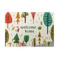 thumbnail image 2 of Alfombra para puerta de entrada Poliéster Antideslizante Alfombrilla de baño Absorbente Alfombrilla de puerta de inodoro 60x40cm Multicolor Fácil cuidado Decoración de interiores, 2 of 6