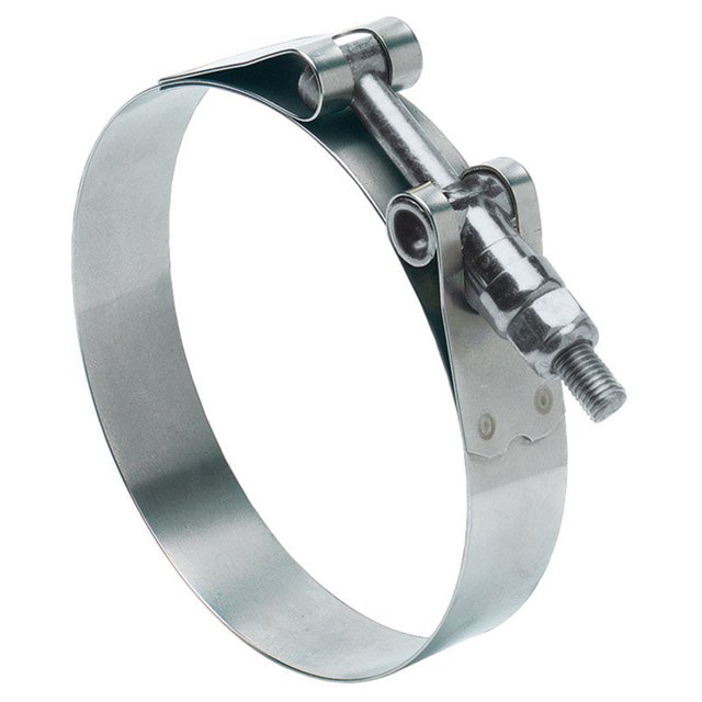Abrazadera de manguera Ideal Tridon SAE 200 de acero inoxidable plateado