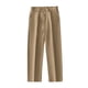 thumbnail image 2 of Pantalones holgados de seda helada con abertura para hombre: color liso, cintura media, diseño drapeado, para el día a día/ocasionales (M-XXXXL), 2 of 8