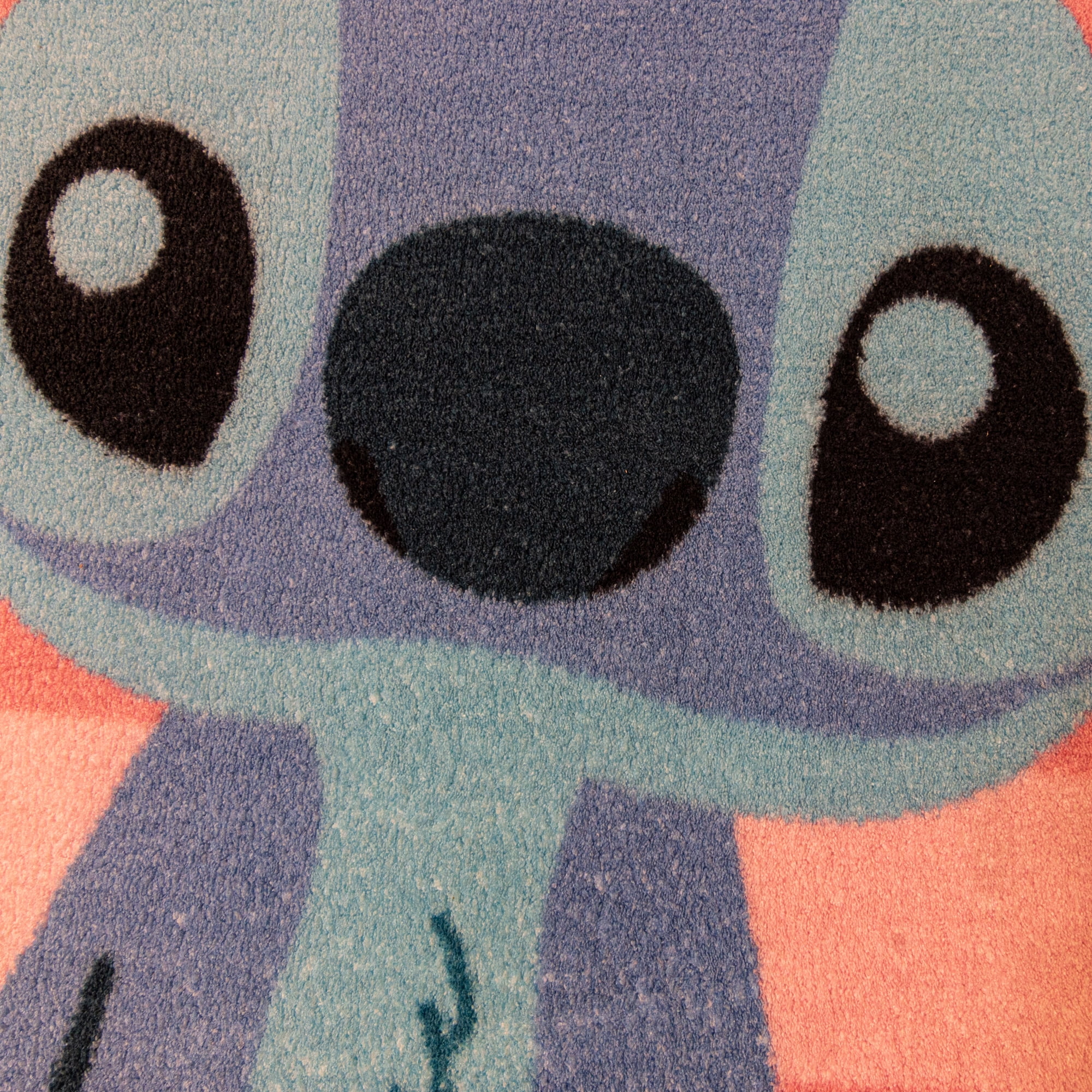 Disney Stitch Multicolor Kids Plush Youth Indoor Area Rug, 3'x5'