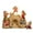 A, variant on Easter Nativity Set & Figures - Mini Resin Tabletop Nativity Scene with Little People, Small Easter Nativity Indoor Decor, Christian Religious Figurines for Home Tabletop Decor