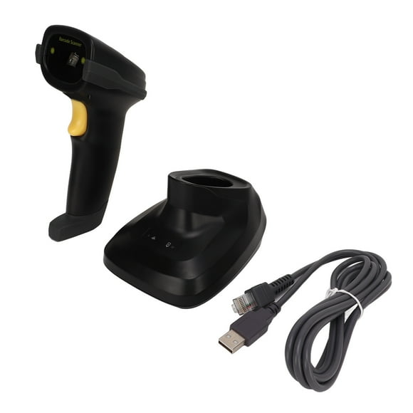 Barcode Scanner, Easy Operation Bar Code Reader With Charging Base For Store