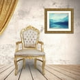 thumbnail image 3 of ArtsyQuotes 32x26 Gold Ornate Wood Framed with Double Matting Museum Art Print Titled - Jim Watkins Quote: River Cuts Through Rock, 3 of 4