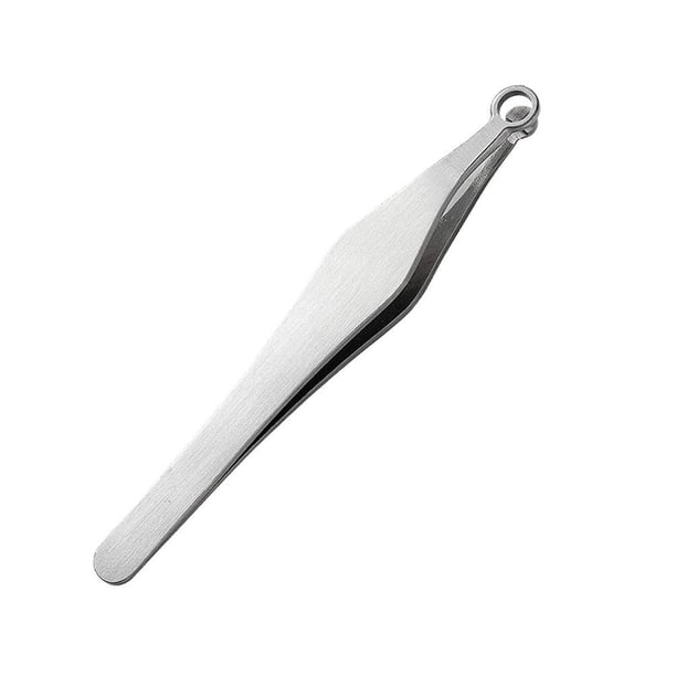 Pinzas Para Recortar El Pelo De La Nariz, Pinzas Recortadoras De Pelo De La Nariz De Acero Inoxidable, Tijeras De Aseo De Cabeza Redonda, Recortador De Cejas Eigraketly CE006086-00