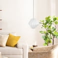 thumbnail image 4 of BRIGHTFUFU White Handmade Foldable Paper Lantern Lampshade for Home Ceiling and Pendant Light, 4 of 8