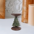 thumbnail image 3 of Candelabro navideño de resina candelabro portavelas candelabro decorativo candelabro para escritorio decoración interior ornamento 85 cm x 85 cm x 12 cm perfecl Porta vela, 3 of 7