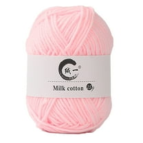 Szbaoan 25g Milk Cotton Yarn for Hand Knitting and Crochet DIY Projects Soft Baby Weight for Sweaters Hats Toys Amigurumi with 65 Meters Length per Skein Machine Washable with Multiple Color Options