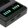 thumbnail image 4 of Chargeur de Batterie de Caméra à Double Affichage, Chargeur de Batterie Durable Noir, Chargeur de Batterie de Caméra à Double Interface, Professionnel pour Batterie de Caméra BLN-1, 4 of 8