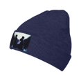 thumbnail image 2 of Attack On Titan Winter Hats Warm Knit Cuffed Beanie Unisex Skull Knitted Caps Fashion Ski Hat For Men And Women Navy Blue, 2 of 9