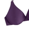 thumbnail image 4 of LEBONYARD Women's Two Piece Swimwear Wrap Front Bikini Set Stylish Design,Women Solid Color Blackless Strap Bikini Swimsuit Purple L, 4 of 8