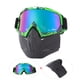 thumbnail image 5 of Gafas de motocicleta Ticfox Protector facial a prueba de viento PC Nylon alta elasticidad, 5 of 14