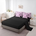 thumbnail image 5 of jejeloiu Retro Boho Aztec 7-Piece Bedding Comforter Set,Rustic Farmhouse Tribal King Bedding Sets,Pink Purple Bed Sheets For Teens,Microfiber Bedroom Decor Reversible, 5 of 8