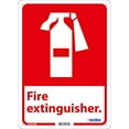 thumbnail image 2 of Global Industrial Fire Extinguisher Sign, 14x10, Aluminum, 2 of 3