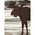 thumbnail image 2 of Allen, Kimberly 19x24 Black Ornate Wood Framed with Double Matting Museum Art Print Titled - Moose 2, 2 of 4