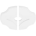 thumbnail image 2 of 38"OD x 6"ID x 13 1/4"C x 1"P Percival Architectural Grade PVC Contemporary Ceiling Medallion, Two Piece, 2 of 11