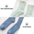 thumbnail image 5 of HERFIER 7 Pairs Warm Plush Slipper Socks Microfiber Boot Cozy Socks, 5 of 8
