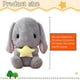 thumbnail image 2 of Bunny Stuffed Animal Easter Eared Rabbit Plush Cuddly White Bunny Plushie Toy with Carrot Fluffy Kawaii Soft Hugging Sleeping Pillow, 2 of 4