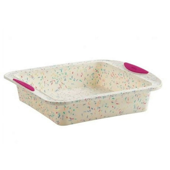 Trudeau 8" Square Nonstick Silicone Cake Pan