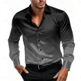 thumbnail image 1 of Camisa de fiesta con degradado, moda informal, azul, morado y rojo, alta calidad, cómoda, suave, alta calidad, tops para hombre, 2024, nuevo, talla grande, 1 of 6