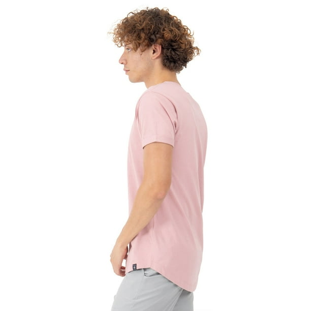 Playera long fit hombre hotsell