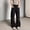 Black, variant on DuoJiaJ Low Waisted Cargo Pants For Women Pockets Baggy Straight Wide Leg Pants Streetwear Women's Cargo Pants Black L