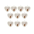 thumbnail image 2 of Adorno de corazón de cristal marino | Colgante artesanal de amistad | Decoración navideña para el árbol de Navidad para hermana o amiga | Decoración navideña para el hogar inspirada en la playa, 2 of 6