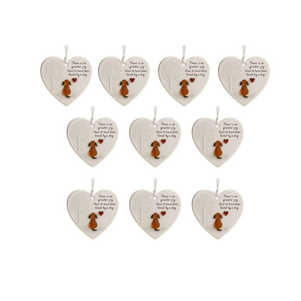 Ornamentos de Árbol de Navidad Corazón en Forma de Vidrio de Mar Decoración de Amistad Ornamento de Recuerdo para Árbol de Navidad Regalo de Decoración de Amistad Colgante
