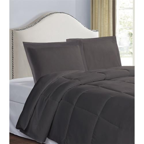 Cotton Rich 200 Thread Count Tailored Standard Shams with 2-inch Flange (Pack of 2) Mocha