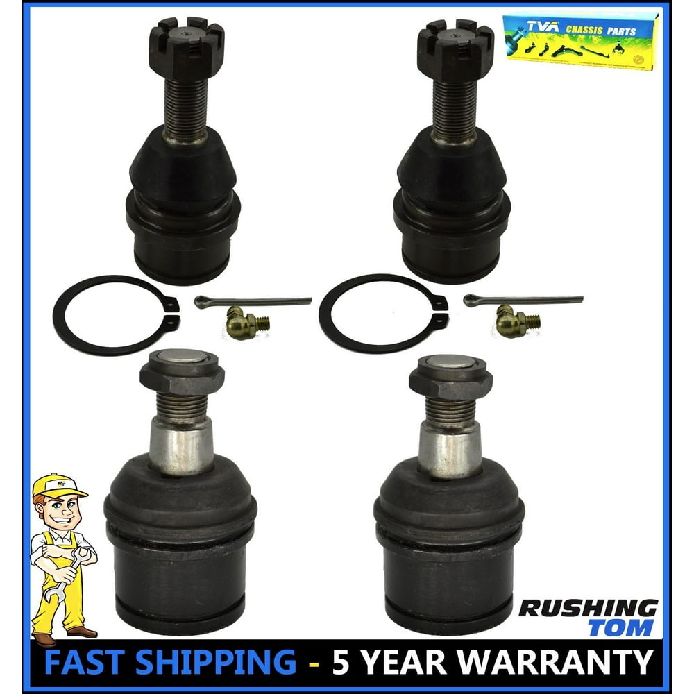 4Pc Kit Upper & Lower Ball Joint for Ford F250 F350 4WD Twin IBeam